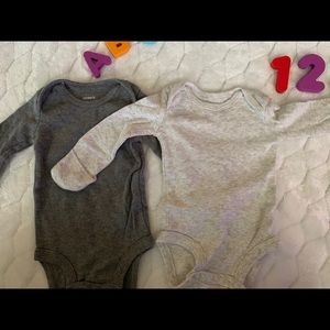 Unisex baby long sleeve onesies